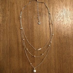 Nakamol Necklace: 3 tier necklace with small beads